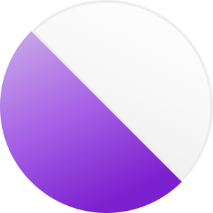 Violetinė / Balta