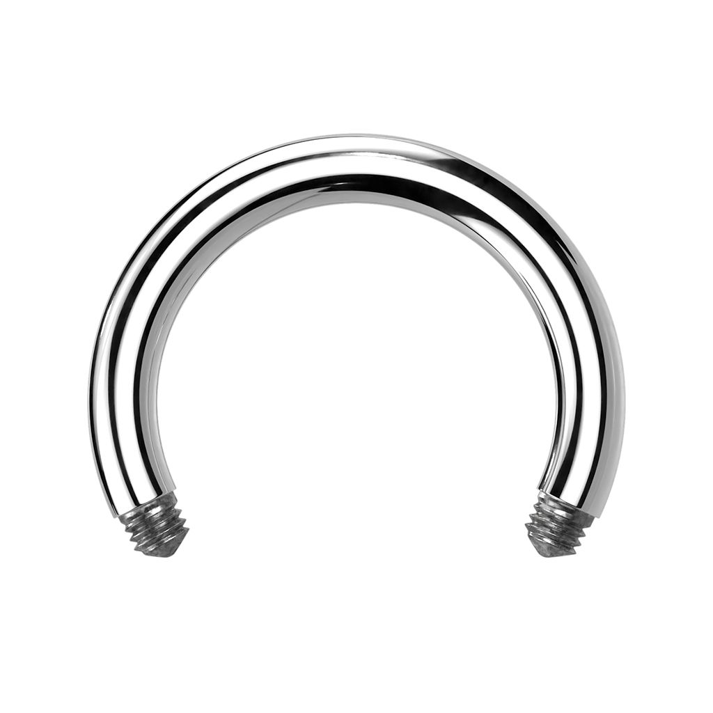 Loose circular barbell made of titanium